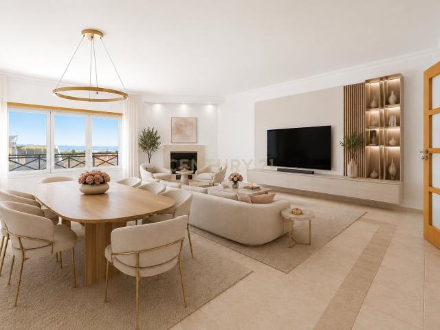 Duplex Exclusivo | 1 Quarto + 3 Suites | Terraços | Vista Panorâmica sobre o Estuário do Tejo