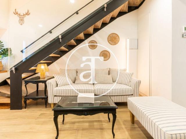 Duplex for monthly rental with 1 bedroom, study and 1 bathroom in Fuencarral