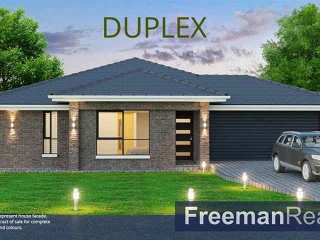 Duplex House and Land On Corner Land Site