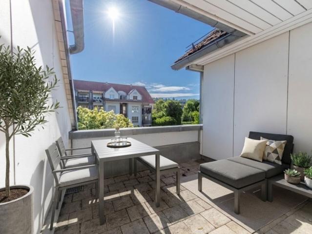 Duplex Highlight mit Waschturm, Réduit & Cheminée