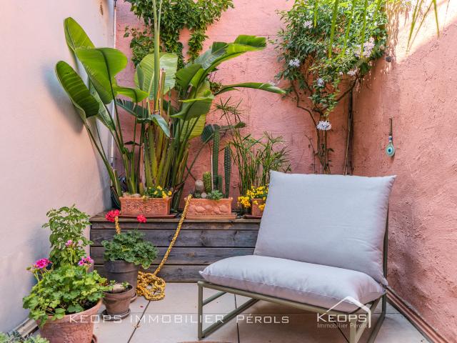 Duplex lumineux avec terrasses au cœur de Pérols