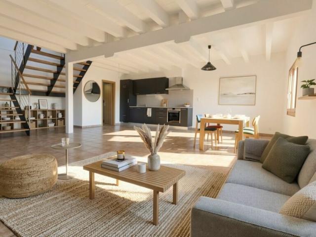 Duplex lumineux de 126 m² avec jardin commun dans un cadre verdoyant à Vuissens