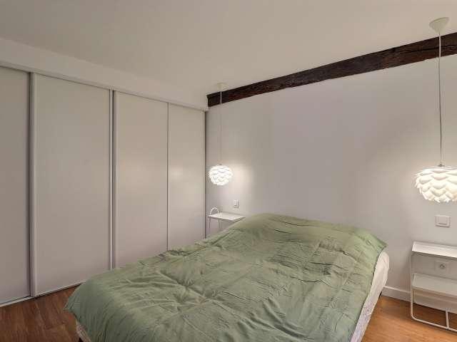 Duplex meublé à louer, 1 chambre 38 m² Montorgueil Paris