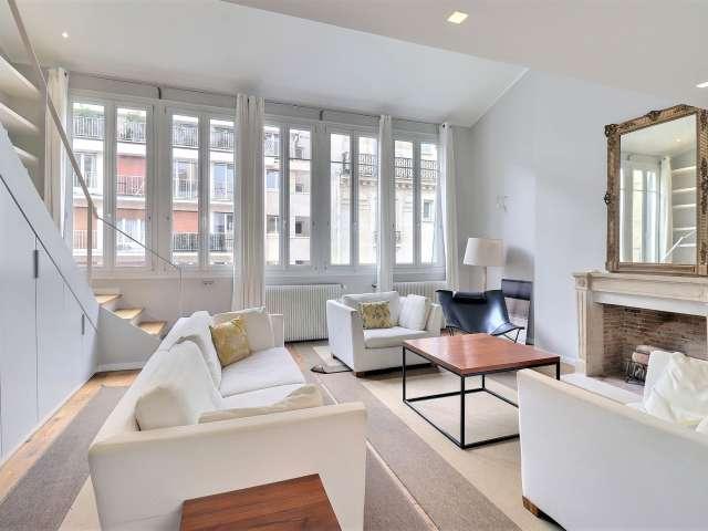 Duplex meublé à louer, 1 chambre 68 m² Wagram Paris