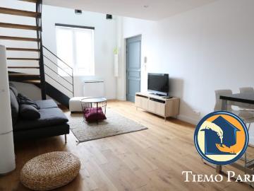 Duplex MEUBLÉ en centre ville TIEMO PARIS, Paris 8ème