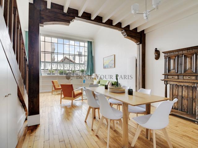 duplex meublé 1 chambre 80 m2 paris 14e