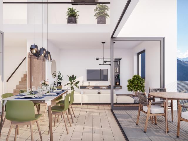 DUPLEX MIT LOGGIA – PANORAMABEWEGUNG – EXKLUSIV – BAUPROJEKT ANGESCHLAGEN