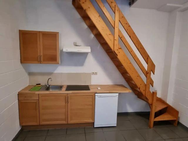 Duplex studio in kleine rijwoning