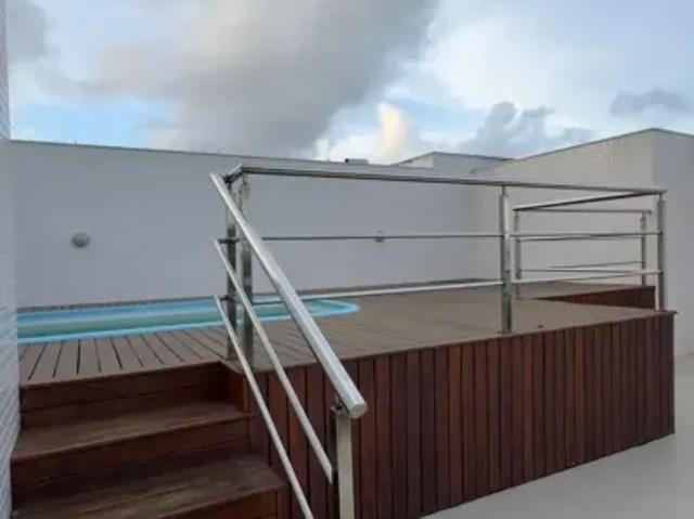 Alugo | beira mar de cabo branco | cobertura duplex | 120m² | 02 dormitórios | vista mar | 02 vagas