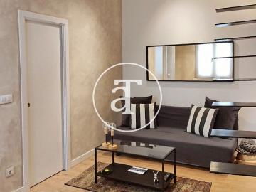 Duplex penthouse for monthly rental with 2 bedrooms and 1 bathroom in the center of Madrid