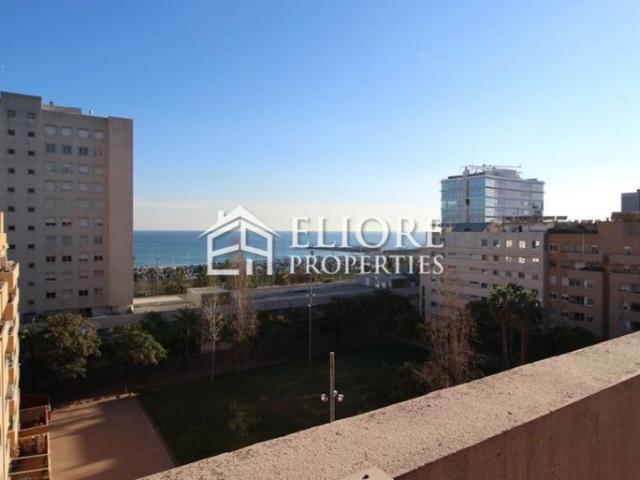 Duplex with 2 terraces and sea views in Diagonal Mar