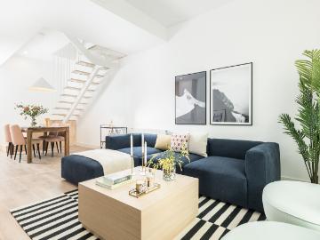 Duplex with terrace for rent in the center of Madrid