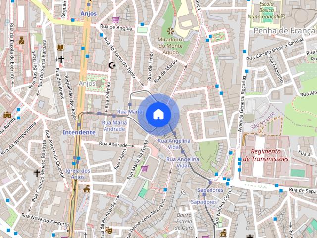 Duplex T1 para alugar em Lisboa