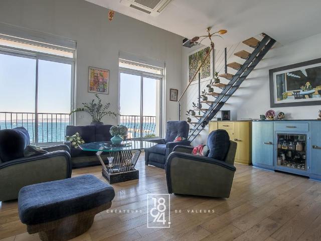 Duplex T4– Vue mer panoramique – 130m² – Corniche