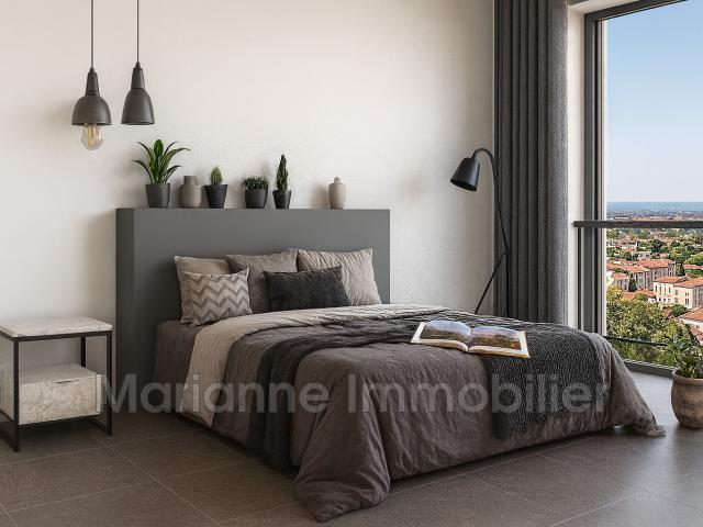 Duplex T5 avec Terrasses, Parkings, quartier Pompignane 95m² Montpellier