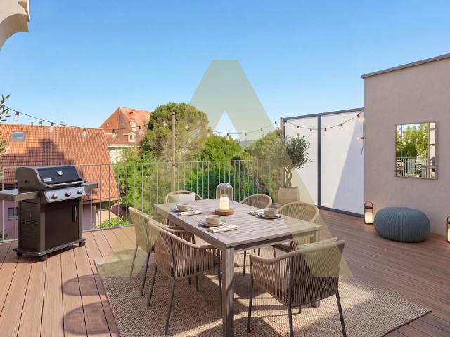 Duplex Typ Loft mit großer Terrasse und in der Nähe des Sees