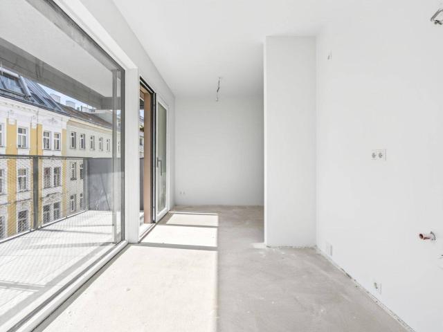 Durchdachte Raumaufteilung mit Balkon