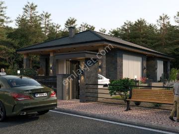 Düzlerçamı Orfe Yakınındayatay Mimarili Tam Müstakil Havuzlu Lüks Tek Kat Villa