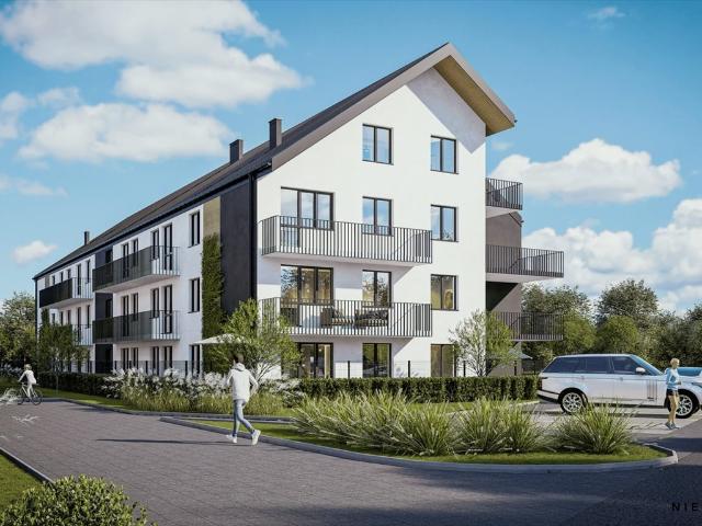 Dwupokojowe mieszkanie z balkonem w Dygowie, 33,83 m2
