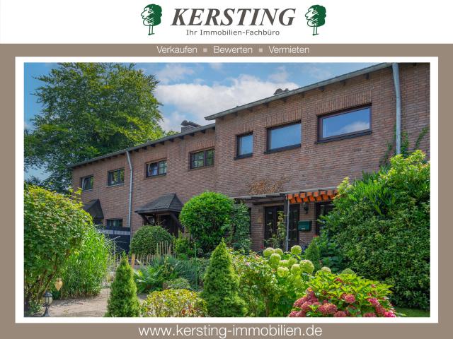 Dyk Lage! Solides Einfamilien Mittelhaus mit gutem Grundriss, Südwest Grundstück & Garage