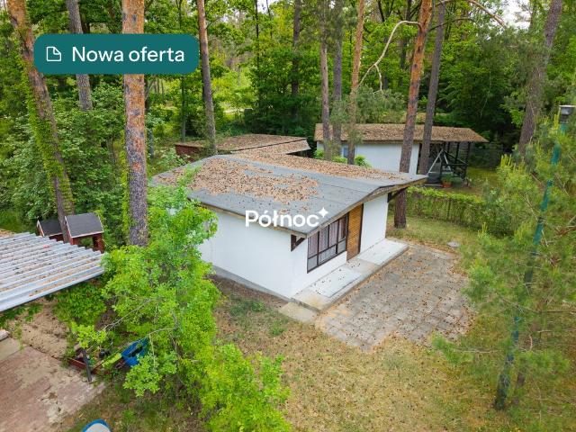 Działka z domkiem 34 m² w Ptaki – idealne miejsce na relaks