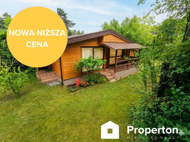 Działka z domkiem 35 m², las, taras, inwestycja polecam!