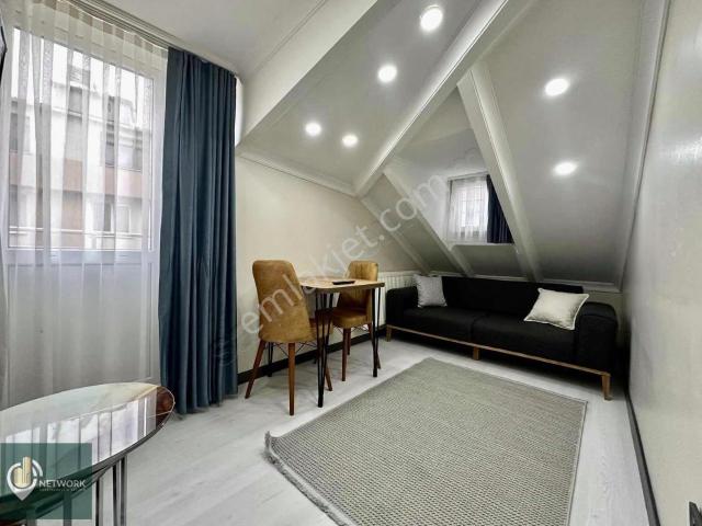 eşyalı+mecidiyeköy Meydan 13dk Levent'e Yakın Teraslı Ferah 1+1