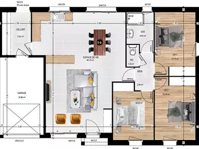 Ecouflant 49000 Programme neuf maison neuf à vendre 5 pièces