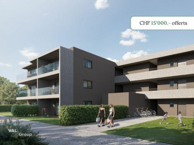 Économisez CHF 15'000. Superbe 3.5 pièces neuf au rez de chaussée avec jardin
