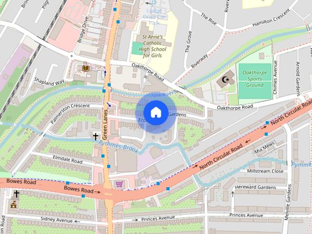 Ecclesbourne Gardens, Palmers Green, N13