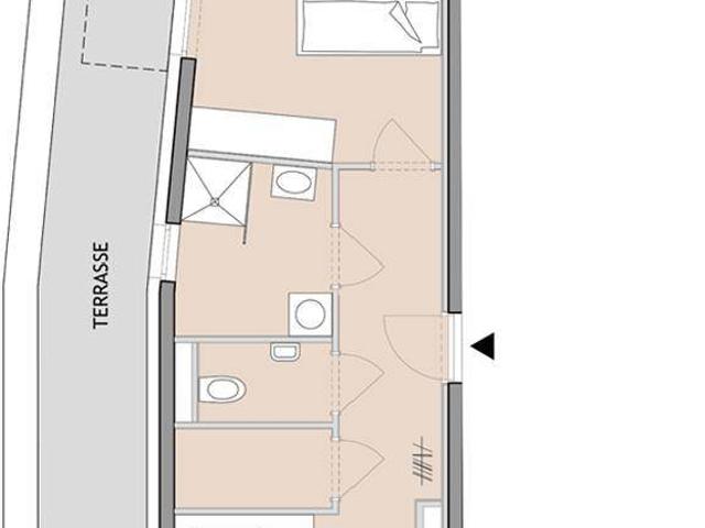 Echtes Penthouse mit umlaufender Dachterrasse