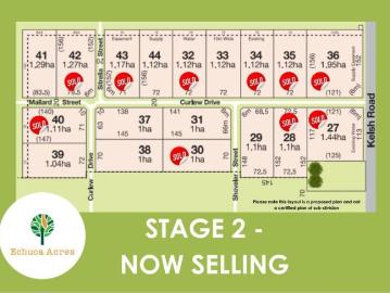 Echuca Acres Stage 2 Titled 2.5 acre Lots Available now!