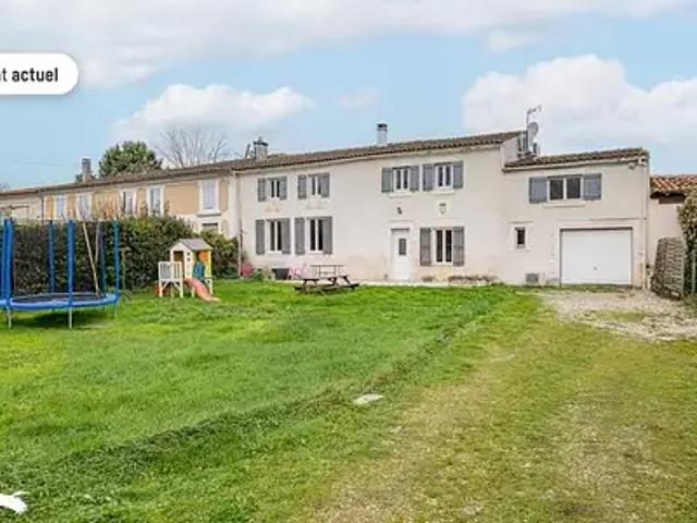 Echebrune 17800 Achat / Vente maison 6 pièces t6 parking