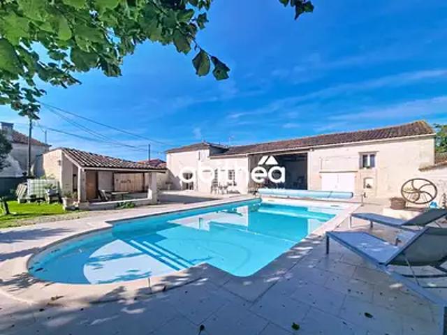 Pons 17800 Achat / Vente maison 6 pièces t6