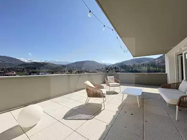 Echirolles 38130 Achat / Vente appartement 4 pièces t4 au dernier étage