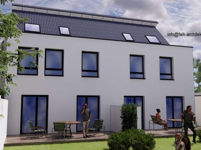 Eckhaus, Effizienzklasse A+, KfW 40 mit PV Anlage, Fußbodenheizung und Wärmepumpe, mit Grundstück!