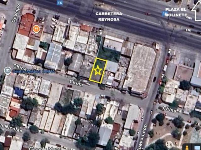 ECL VENTA TERRENO COLONIA NUEVO LEON EN GUADALUPE CALLE CHINA