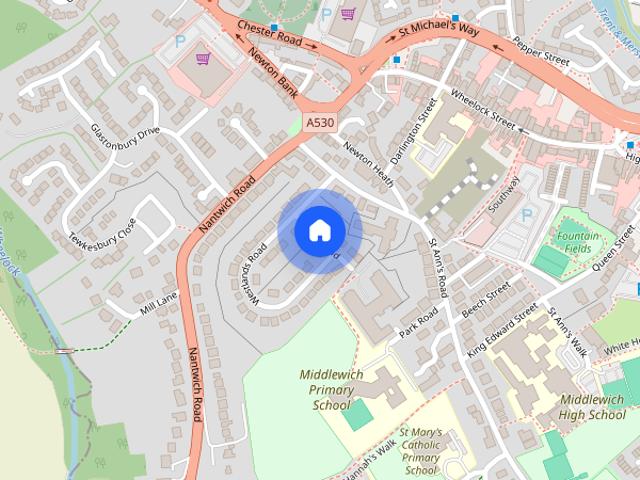 East Road, Middlewich, Cheshire, CW10