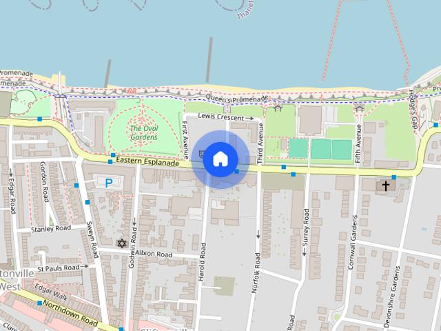 Eastern Esplanade, Cliftonville, CT9