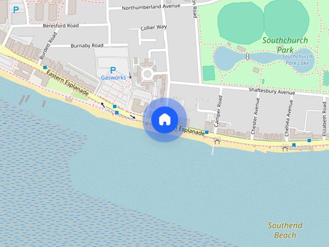 Eastern Esplanade, Southend on sea, SS1