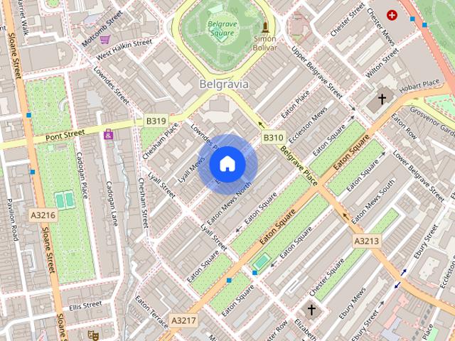 Eaton Place, Belgravia, SW1X