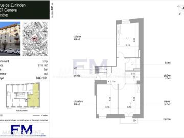 Rue Zurlinden, Les Eaux-Vives, Genf, Kanton Genf