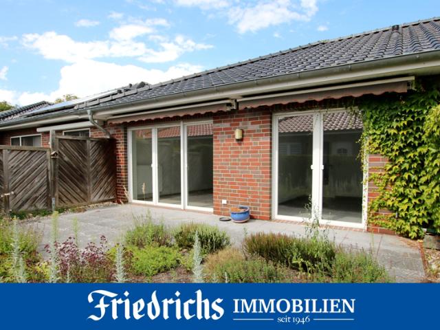 Ebenerdiges 2 Zimmer Reihenmittelhaus mit Terrasse und Gartenanteil in Apen Augustfehn / zentral