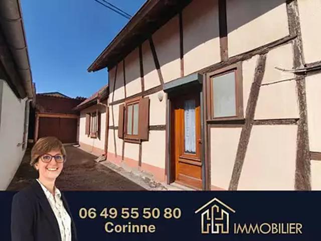 Ebersheim 67600 Achat / Vente maison 3 pièces t3 jardin