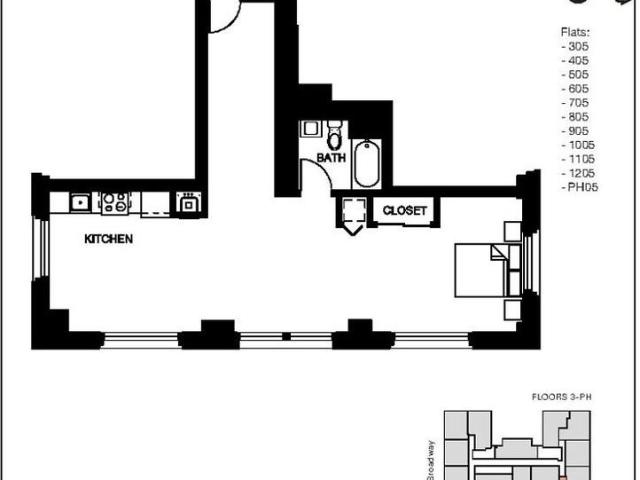 EBI Eighth & Broadway Investments LLC dba The Chapman 1 Bedroom Apartment for Rent at 756 S Broadway, Los Angeles, CA 90014 Downtown Los Angeles