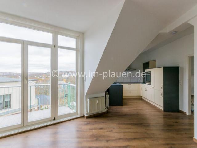 EBK – Balkon – 85 m² Wohnfläche | 2 Zimmer Wohnung Plauen Hradschin