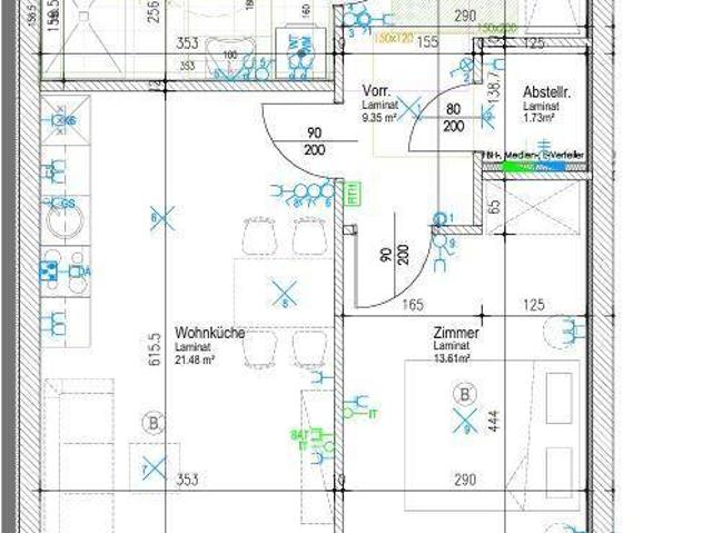 EBSG Genossenschaftswohnung – 67 m² | 2 Zimmer | 13 m² Loggia