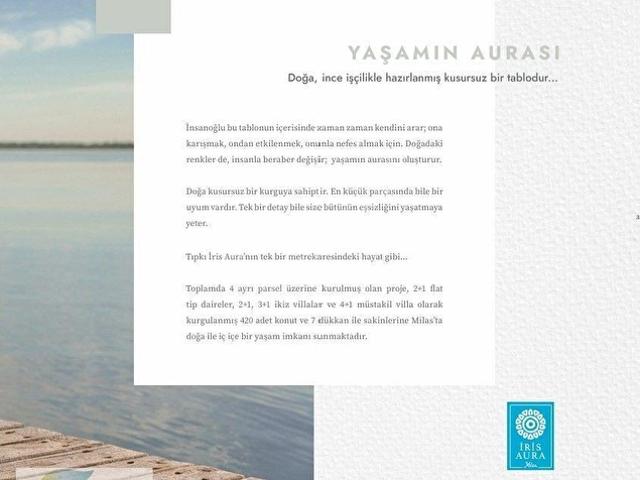 EGE NİN İNCİSİ MİLASIN KALBİ İRİS AURA 1+1 2+13+1 FLAT DAİRE