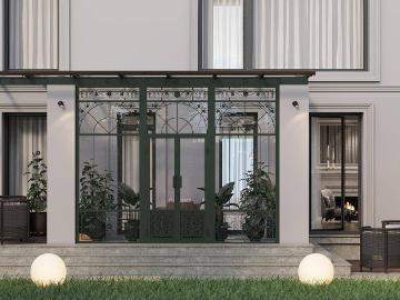 EDEN & IVY Exklusive Garteneinheit im viktorianischen Stil mit Wintergarten