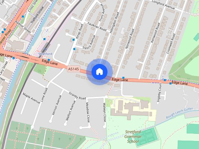Edge Lane, Stretford, Manchester, M32